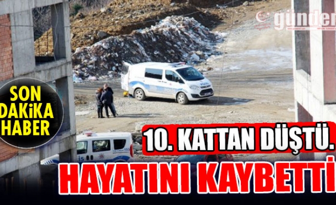 10. Kattan Düştü. Hayatını Kaybetti