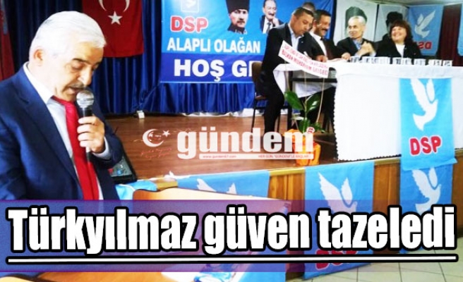 Başkan Türkyılmaz güven tazeledi