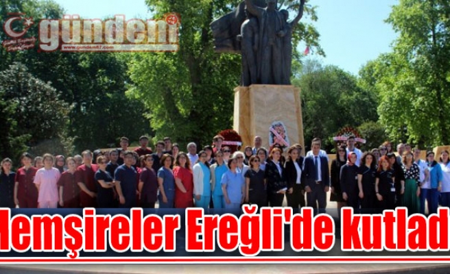 Hemşireler Ereğli'de kutladı