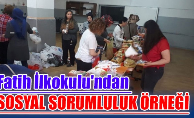 Fatih İlkokulu'ndan sosyal sorumluluk örneği