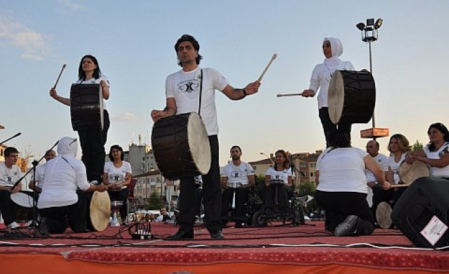 ZONGULDAK´TAN ENGELLİLER DE KATILDI