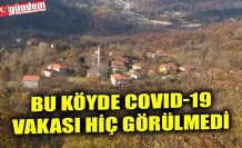 BU KÖYDE COVID-19 VAKASI HİÇ GÖRÜLMEDİ