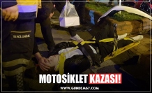 MOTOSİKLET KAZASI!