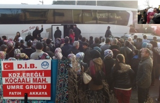 Kafile gözyaşları içerisinde uğurlandı