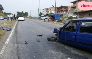 Ereğli´de meydana gelen kazada 1´i çocuk...