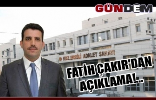 Fatih Çakır'dan açıklama!...