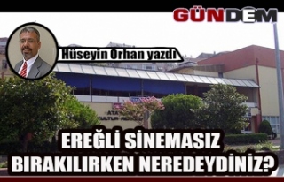 Ereğli Sinemasız bırakılırken neredeydiniz?