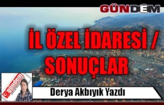 İL ÖZEL İDARESİ / SONUÇLAR