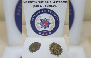 Motosikletle uyuşturucu getirirken yakalandı