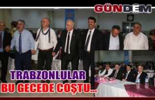 Trabzonlular bu gecede coştu...