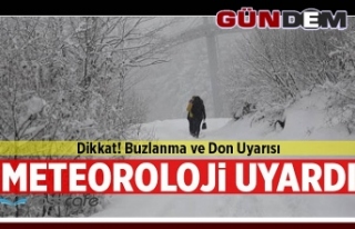 Meteorolojiden "don" uyarısı