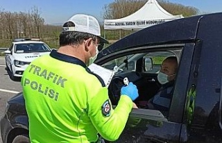 Otoyol girişlerinden önlemler artırıldı