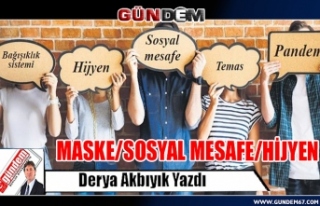 MASKE/SOSYAL MESAFE/HİJYEN