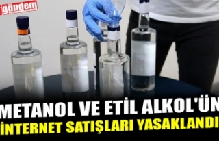 METANOL VE ETİL ALKOL'ÜN İNTERNET SATIŞLARI...