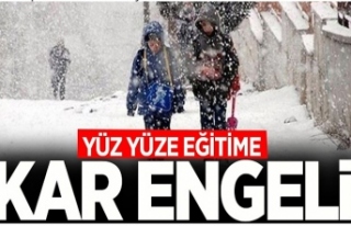 YÜZYÜZE EĞİTİM 1 GÜN ERTELENDİ