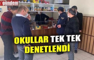 OKULLAR TEK TEK DENETLENDİ