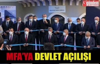 CUMHURBAŞAKANI TARAFINDAN MFA MASKE FABRİKASI AÇILIŞ...