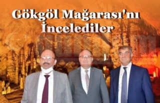 Gökgöl Mağarası'nı İncelediler