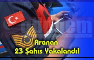 Huzur Güven Uygulamasında Aranan 23 Şahıs Yakalandı!