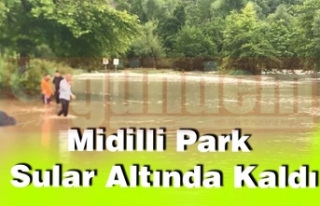 Midilli Park Sular Altında Kaldı