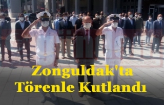 Zonguldak'ta Törenle Kutlandı