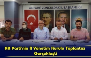 AK Parti'nin İl Yönetim Kurulu Toplantısı...