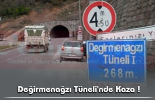 Değirmenağzı Tüneli'nde Kaza !