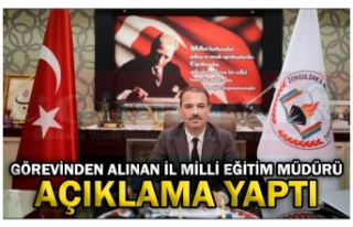 GÖREVİNDEN ALINAN İL MİLLİ EĞİTİM MÜDÜRÜ...