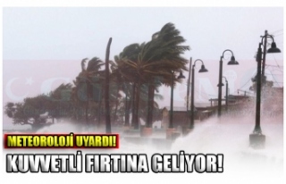 METEOROLOJİ UYARDI! KUVVETLİ FIRTINA GELİYOR!