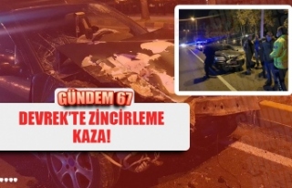 DEVREK'TE ZİNCİRLEME KAZA!