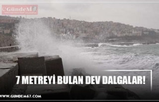 7 METREYİ BULAN DEV DALGALAR!