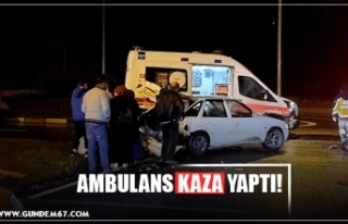 AMBULANS KAZA YAPTI!