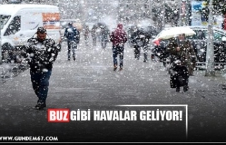 BUZ GİBİ HAVALAR GELİYOR!