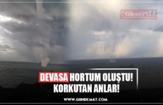 DEVASA HORTUM OLUŞTU! KORKUTAN ANLAR!