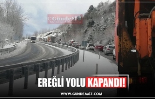 EREĞLİ YOLU KAPANDI!