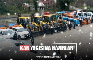 KAR YAĞIŞINA HAZIRLAR!