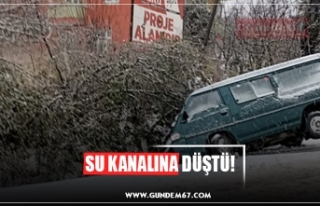 SU KANALINA DÜŞTÜ!