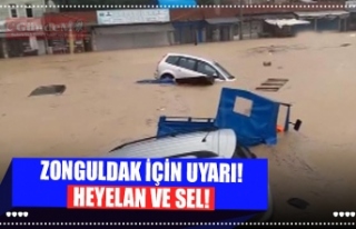 ZONGULDAK İÇİN UYARI! HEYELAN VE SEL!