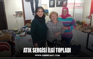 ATIK SERGİSİ İLGİ TOPLADI