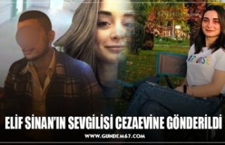 ELİF SİNAN’IN SEVGİLİSİ CEZAEVİNE GÖNDERİLDİ