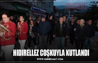 HIDIRELLEZ COŞKUYLA KUTLANDI