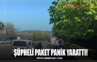 ŞÜPHELİ PAKET PANİK YARATTI!