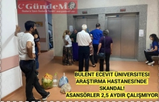 BEÜ' Asansörler Çalışmıyor!