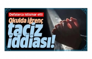 Okulda "Taciz" İddiası!