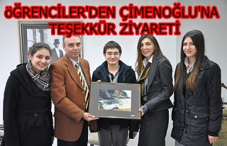 ÇİMENOĞLU´NA TEŞEKKÜR ZİYARETİ