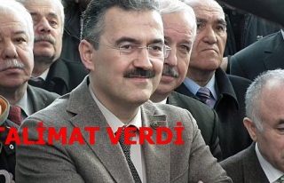 Ayyıldız, talimat verdi