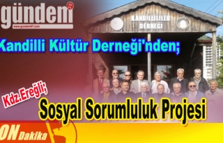 Kandilli Kültür Derneği'nden Sosyal Sorumluluk...