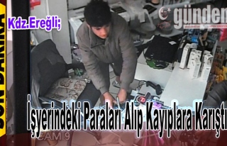 İşyerindeki Paraları Alıp kayıplara Karıştı