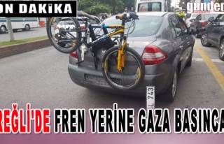 Ereğli'de Fren Yerine Gaza Basınca