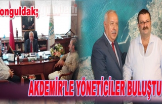 Akdemir'le Yöneticiler Buluştu